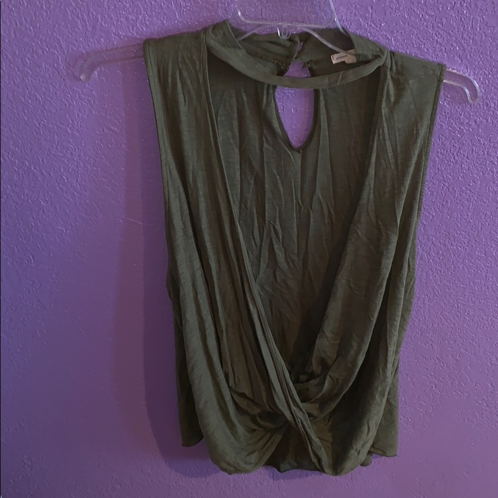 Deep V blouse